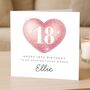 18th Birthday Card For Amazing Young Woman, For Her Daughter Niece, thumbnail 1 of 8
