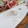 Hexagonal Acrylic Personalised Wedding Ring Box, thumbnail 12 of 12