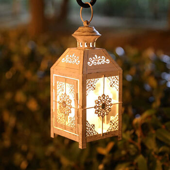 Vintage Hanging Candle Lantern For Indoor Outdoor, 6 of 7