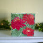 Botanical Impression Chrysanthemum Christmas Card, thumbnail 1 of 3