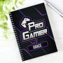 Personalised Pro Gamer Notebook For Friends, thumbnail 2 of 3