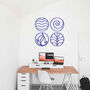 Four Elements Wooden Wall Art For Home Office Interior, thumbnail 12 of 12
