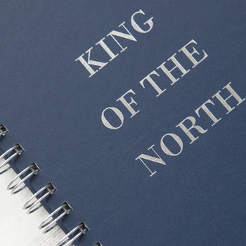 Personalised King Of The North Notebook, 2 of 5