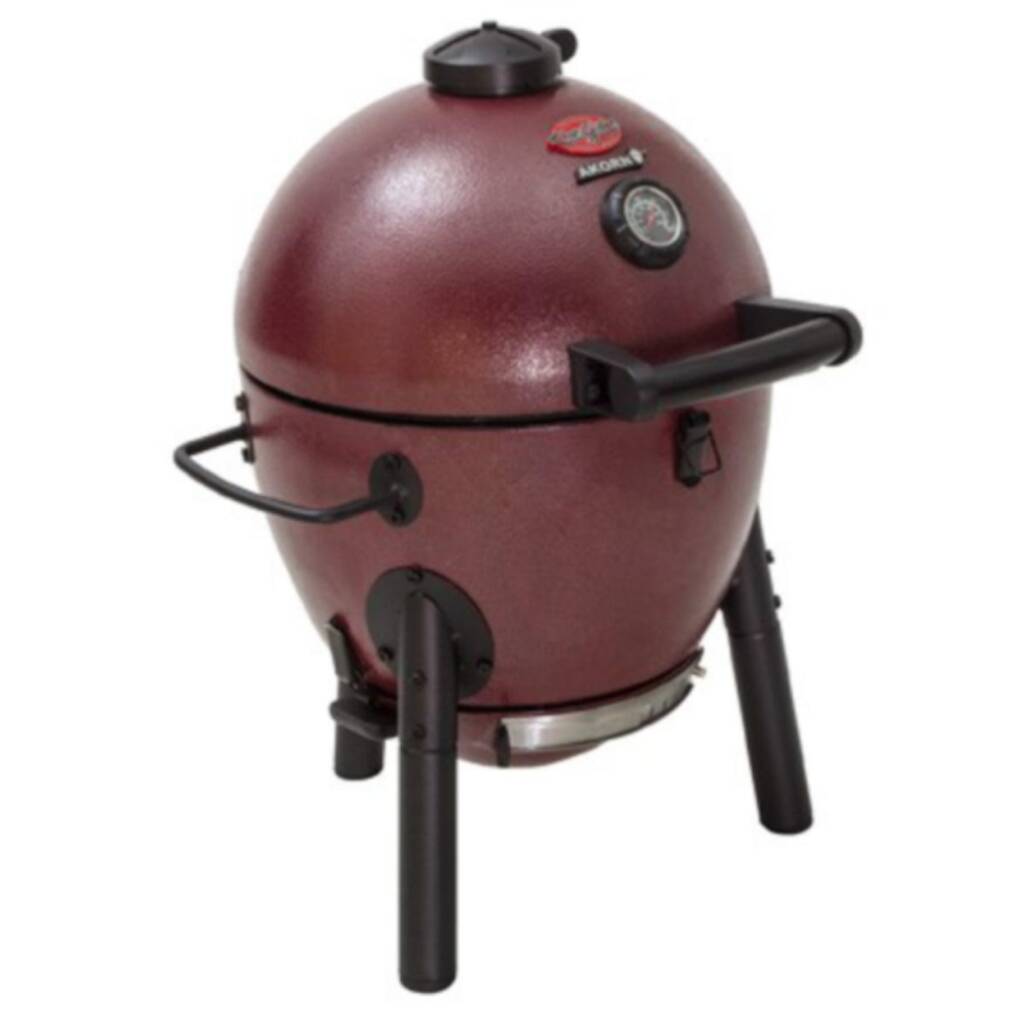 Red Egg Shape Charcoal BBQ By Lime Tree London