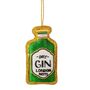 Gin Bottle Embroidered Christmas Decoration, thumbnail 4 of 4