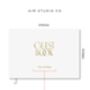 Personalised Gold Foiled Wedding Guest Book, Hardback, thumbnail 6 of 9