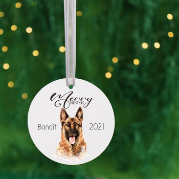 Personalised Dog Breed Pet Bauble, 9 of 12