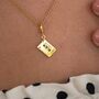 Cassette Tape Necklace, Sterling Silver Or Gold Plated, thumbnail 2 of 11