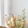 Dried Flower Bouquet With Oats, Grasses And Paper Daisies, thumbnail 2 of 5