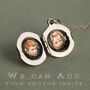 Sterling Silver Tiny Round Locket Necklace, thumbnail 3 of 9