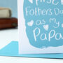 First Father's Day As My Papa Card, thumbnail 6 of 8