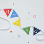 Personalised Colourful Bunting Boys Bedroom, thumbnail 3 of 8
