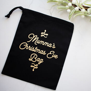 Personalised Modern Christmas Eve Box Bags, 5 of 5