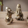 Set Of Three Moroccan Monkey Ornaments, thumbnail 2 of 4