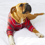 Personalised Tartan Christmas Dog Pyjamas, thumbnail 12 of 12