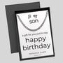 Just To Say Happy Birthday Perfect Gift For Your Son, thumbnail 2 of 6