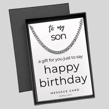 Just To Say Happy Birthday Perfect Gift For Your Son, 2 of 6
