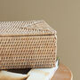 Marbury Rectangular Lidded Storage Basket, thumbnail 4 of 4