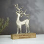 Personalised Stag Ornament, thumbnail 5 of 6