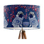 Chinoiserie Pug Lampshade On Blue, thumbnail 2 of 5