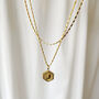 Personalised Simple Initial Gold Plated Necklace, thumbnail 6 of 12