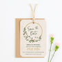 Floral Hoop Save The Date Cards, thumbnail 1 of 5
