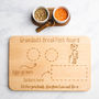 Personalised Egg And Soldiers Wooden Cutting Board, thumbnail 2 of 10