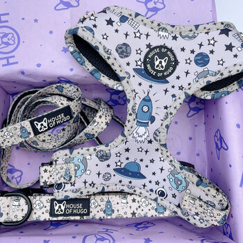 Space Star Planet Strong Padded Dog Puppy Lead, 2 of 5