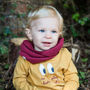 Fine Knit Cotton Snood For For Babies And Toddlers, thumbnail 1 of 10