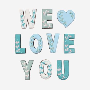 Hand Iced We Love You Biscuit Tin, 2 of 3