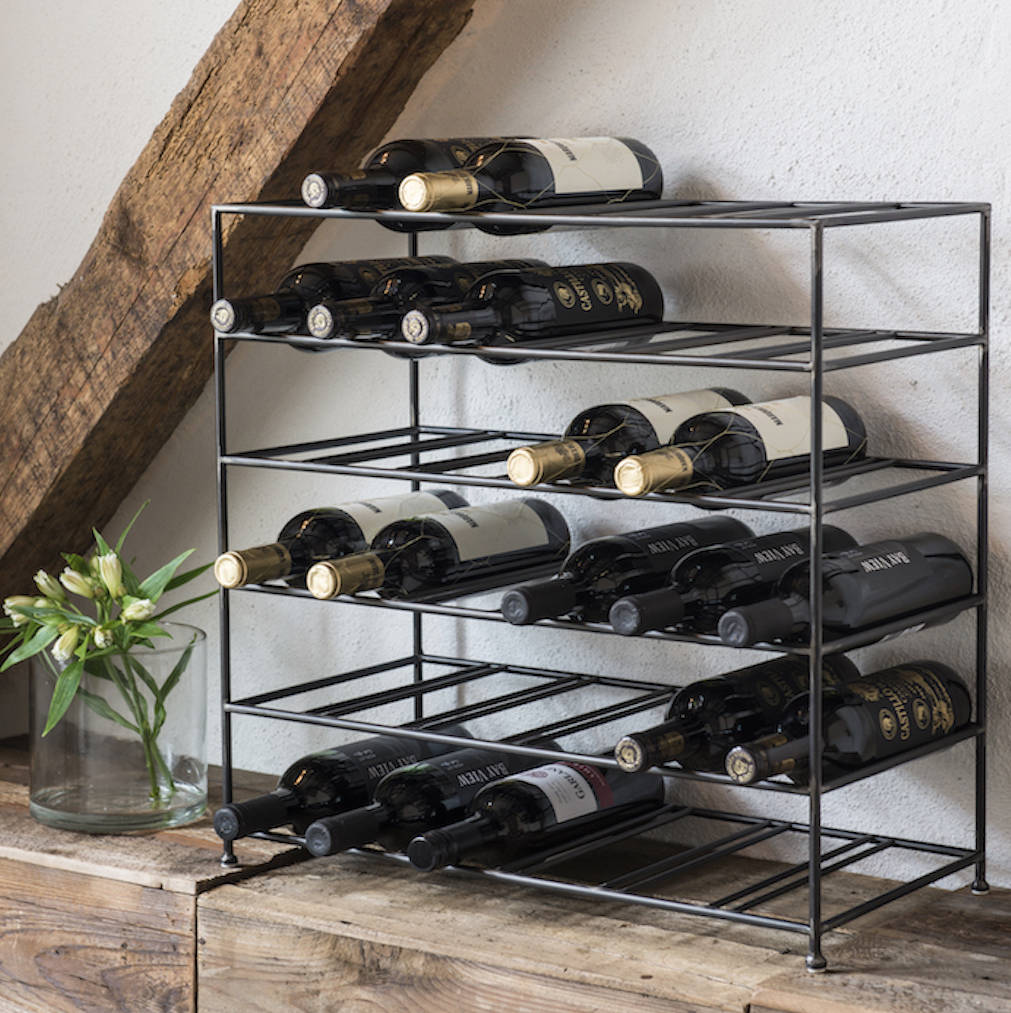 Wine Shelf For 30 Bottles