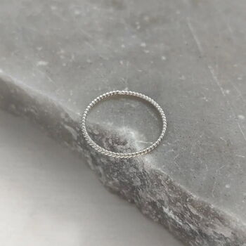 Sterling Silver Twist Ring, 6 of 7
