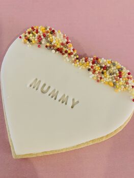 Customised Mother's Day Biscuit Hearts, 8 of 8