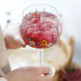 Personalised Wildflower Balloon Gin Glass, thumbnail 4 of 4