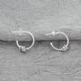 40th Birthday Infinity Ring Hoop Earrings, thumbnail 2 of 6