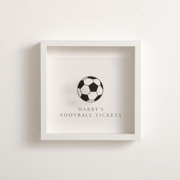 Personalised Football Tickets Memory Frame, 2 of 10