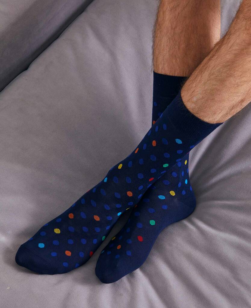 Men's Somerford Spotty Socks By BRITISH BOXERS | notonthehighstreet.com