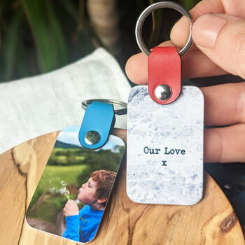 Personalised Photo Keyring For Dad Or Grandad, 2 of 4