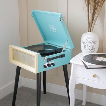 Retro Style Record Player On Legs, 2 of 10