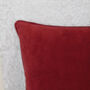 Red Claret Pimpernel William Morris 18' Cushion Cover, thumbnail 6 of 6