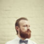 Mens Blue Ditzy Floral Ready Tied Adjustable Bow Tie, thumbnail 6 of 12