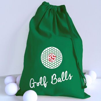 Personalised Golf Ball Bag, 4 of 12