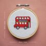 London Bus Mini Cross Stitch, thumbnail 4 of 4