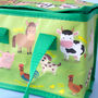 Personalised Farm Animals Green Lunch Bag, thumbnail 4 of 6