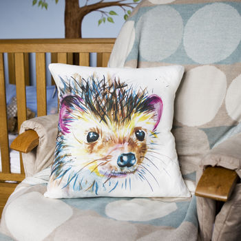 Inky Hedgehog Cushion, 2 of 5