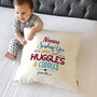 Personalised Sending You Lots Of Huggles Cushion, thumbnail 2 of 10