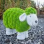 Sheep Garden Ornament Large Moss Stone Grass Effect, thumbnail 7 of 8