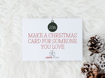 Personalised Family Advent Calendar Countdown To Christmas, 2 of 8