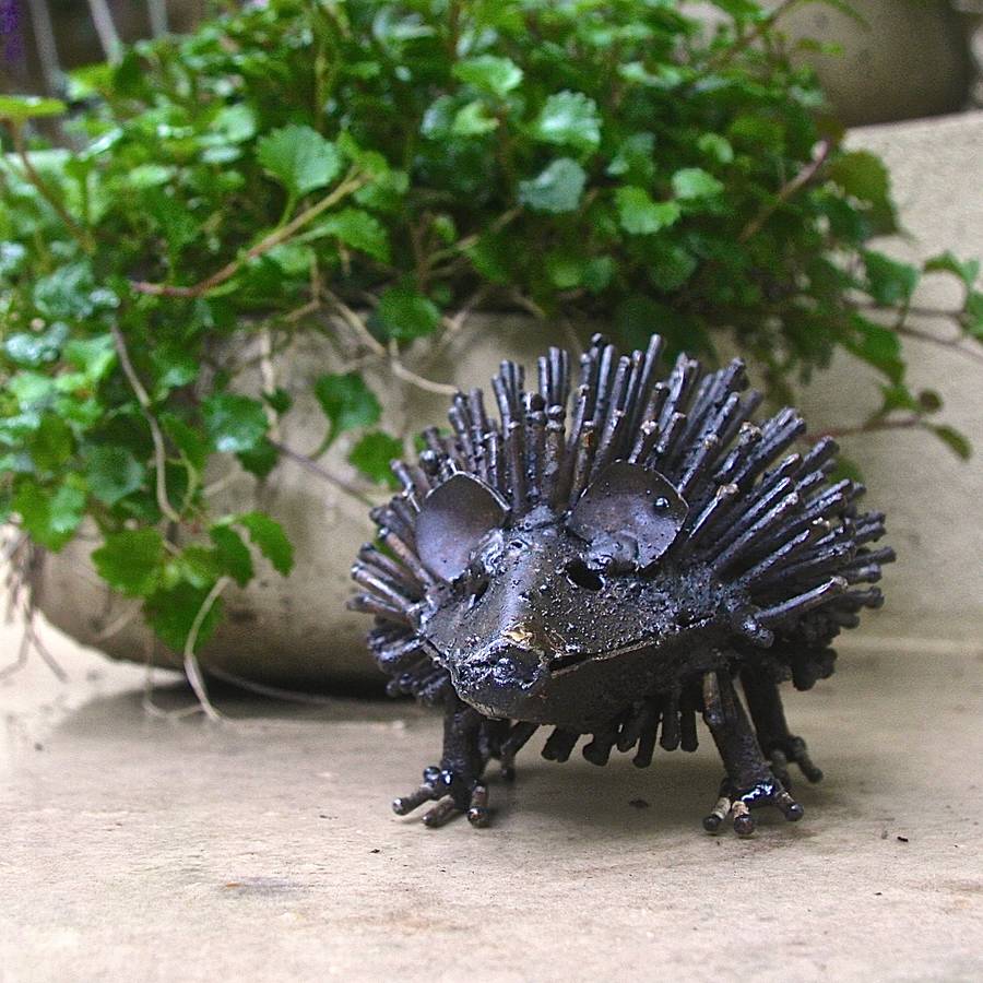 garden hedgehog statue