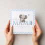 Personalised Baby Shower Elephant Card, thumbnail 2 of 3